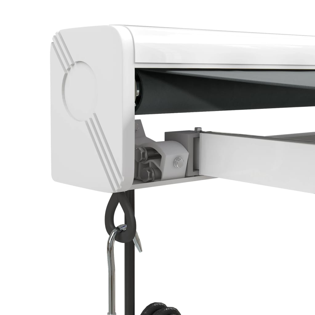 Auvent 5x3 m tissu et aluminium